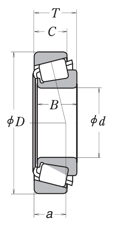 Подшипник конический роликовый HR 30213 J 65×120×24 мм, фото 2